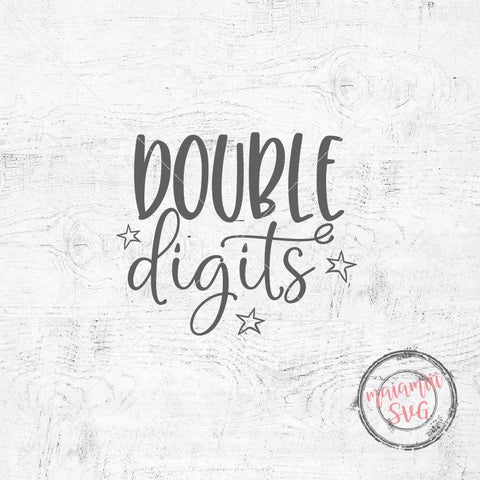 Double Digits svg, Birthday svg, 10th Birthday svg, DXF, EPS, PNG, Cut File SVG MaiamiiiSVG 