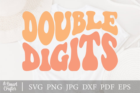 Double Digits Svg, Birthday svg, 10th birthday svg, Girl's birthday SVG, Tenth Birthday svg, Birthday svg, DXF, Cut File For Cricut SVG Fauz 