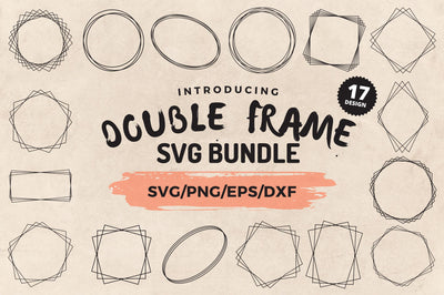 Double Frame SVG Bundle SVG Regulrcrative 
