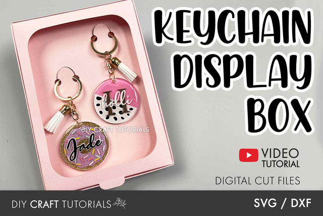 DOUBLE KEYCHAIN BOX SVG SVG DIY Craft Tutorials 