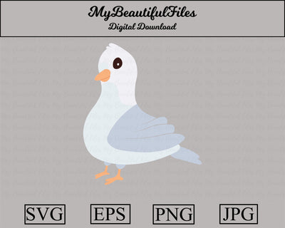 Dove - Animal SVG MyBeautifulFiles 