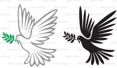 Dove of peace SVG TribaliumArtSF 