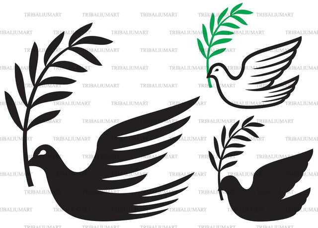 Dove of peace SVG TribaliumArtSF 