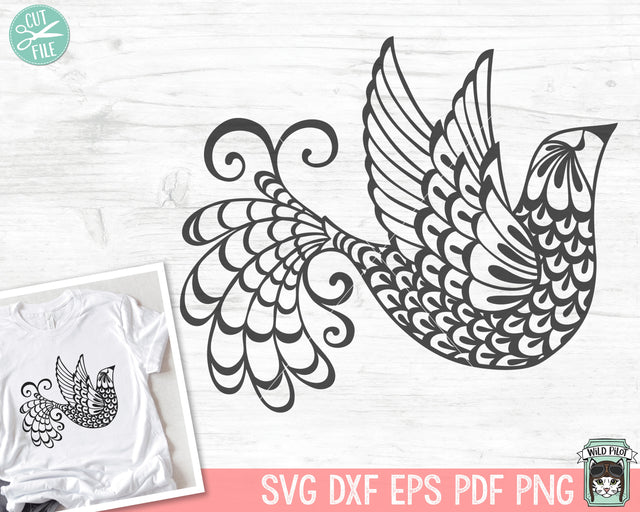 Dove SVG Cut File SVG Wild Pilot 