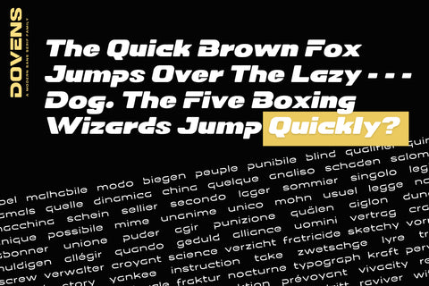 Dovens Font twinletter 