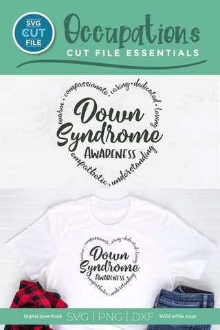 Down Syndrome Awareness svg SVG SVG Cut File 