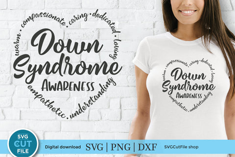 Down Syndrome Awareness svg SVG SVG Cut File 