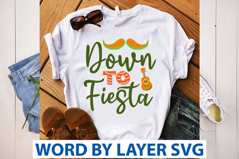 Down To Fiesta SVG Design SVG Rafiqul20606 