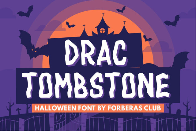 Drac Tombstone Font Forberas 