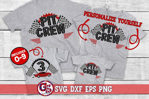 Drag Racing Birthday Bundle SVG DXF EPS PNG SVG Greedy Stitches 