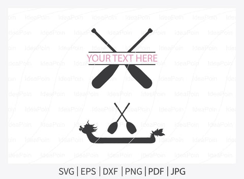 Dragon boat Svg, Dragon boat festival, Dragon boat Racing Silhouetters, Dragon boat Oar, Rowing Svg, Paddle Clipart, Dragon boat Racing Svg SVG Dinvect 