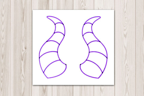 Dragon Horns SKETCH Single Line Drawing SVG SVG Designed by Geeks 