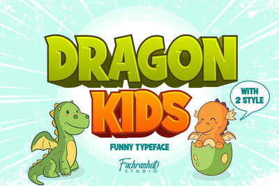 Dragon Kids Font Fachranheit Studio
