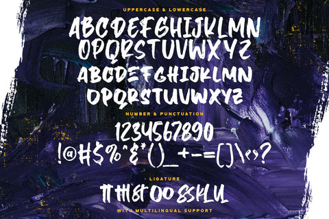 Dragon Knight - Textured Brush Font Font StringLabs 