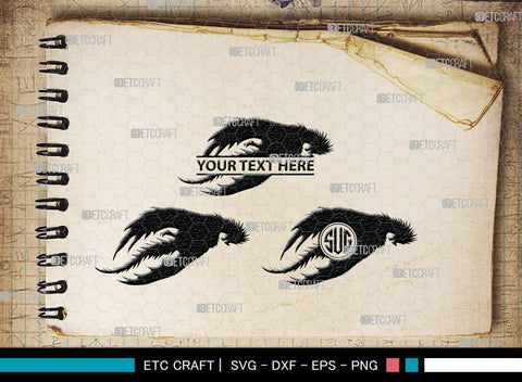 Dragon Monogram, Dragon Silhouette, Dragon SVG, Chinese Dragon Svg, Flying Dragon Svg, Dragon, SB00255 SVG ETC Craft 