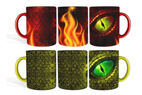 Dragon Mug Sublimation Sublimation SvgOcean 