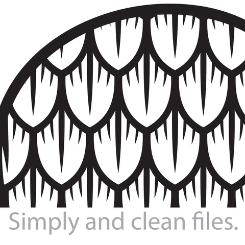 Dragon scales heart SVG TribaliumArtSF 