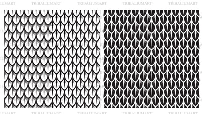 Dragon scales seamless pattern SVG TribaliumArtSF 