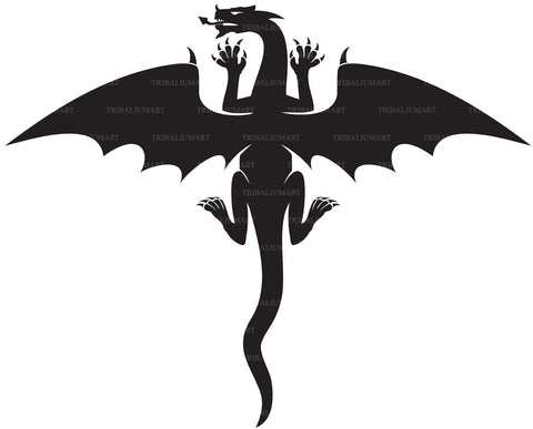 Dragon SVG TribaliumArtSF 