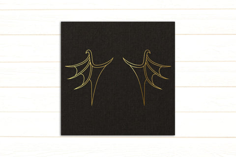 Dragon Wings SKETCH Single Line Drawing SVG SVG Designed by Geeks 