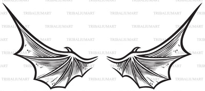 Dragon wings SVG TribaliumArtSF 