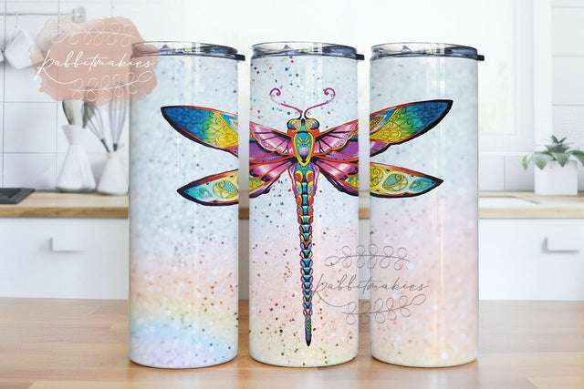 Dragonflies Skinny Tumbler Sublimation Design Templates, Dragonfly Tumbler Straight PNG Digital Download, tumbler png wrap Sublimation Rabbitmakies 