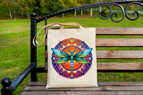 Dragonfly Floral Watercolor Sublimation Regulrcrative 