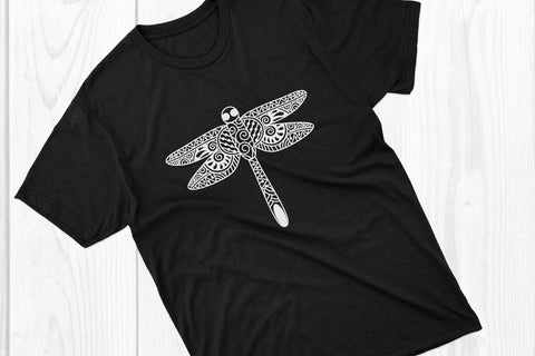 Dragonfly Mandala, Dragonfly Zentangle SVG SVG dadan_pm 