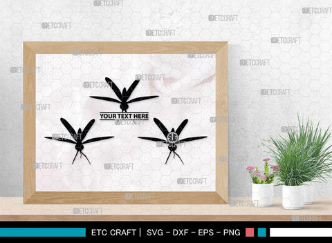 Dragonfly Monogram, Dragonfly Silhouette, Dragonfly SVG, Insect Svg, Dragonfly Vector, Animals, SB00256 SVG ETC Craft 