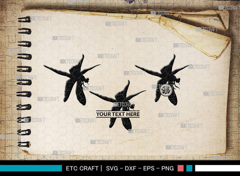 Dragonfly Monogram, Dragonfly Silhouette, Dragonfly SVG, Insect Svg, Dragonfly Vector, Animals, SB00256 SVG ETC Craft 