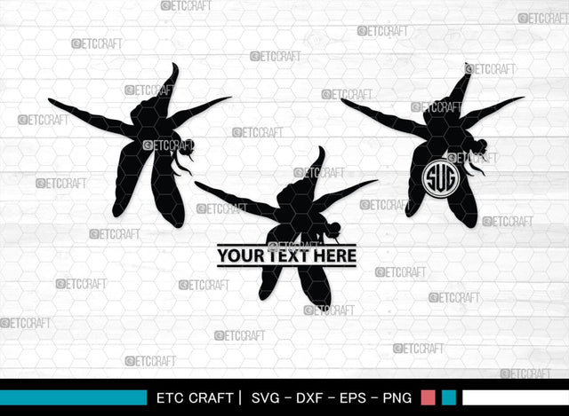Dragonfly Monogram, Dragonfly Silhouette, Dragonfly SVG, Insect Svg, Dragonfly Vector, Animals, SB00256 SVG ETC Craft 