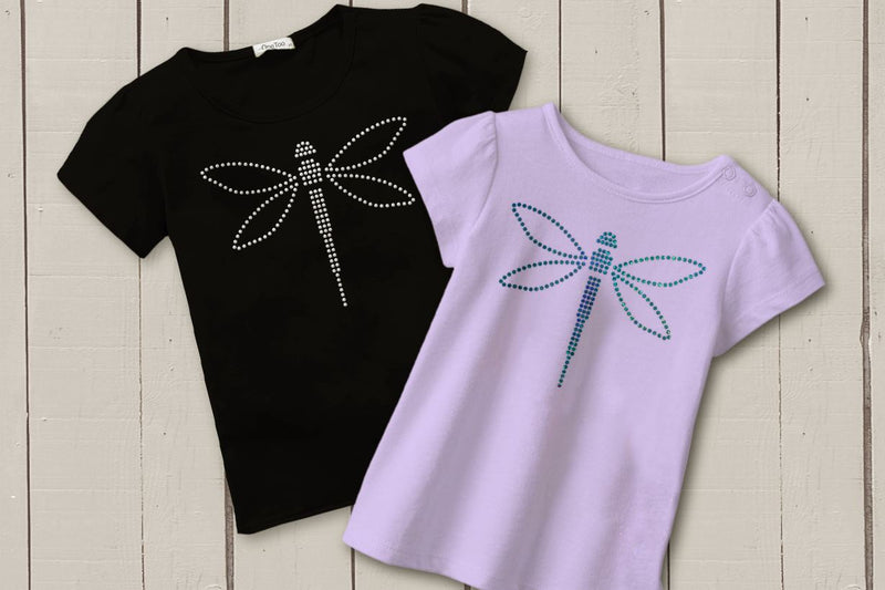 Dragonfly Rhinestone SVG Template SVG Designed by Geeks 