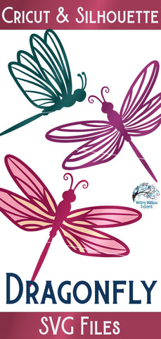 Dragonfly SVG Bundle SVG Wispy Willow Designs 