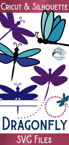 Dragonfly SVG Bundle SVG Wispy Willow Designs 