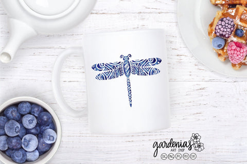 Dragonfly SVG Cut File SVG Gardenias Art Shop 