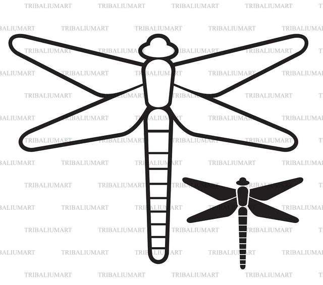 Dragonfly SVG TribaliumArtSF 