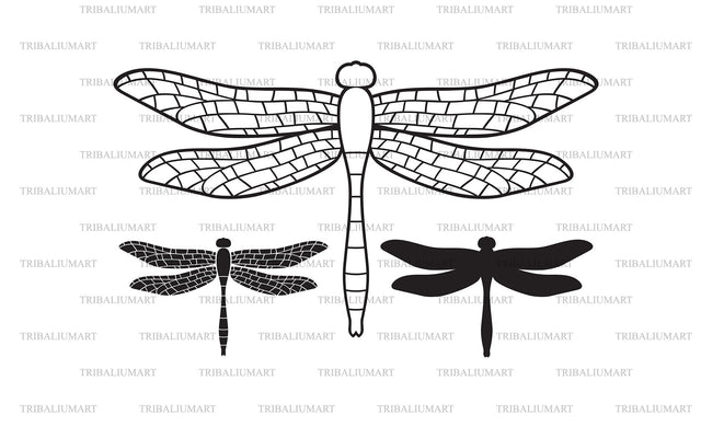 Dragonfly SVG TribaliumArtSF 