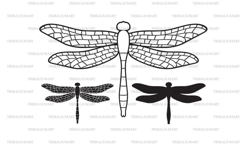 Dragonfly SVG TribaliumArtSF 