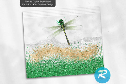 Dragonfly Tumble 20 oz / 30 oz Tumbler PNG Sublimation Regulrcrative 