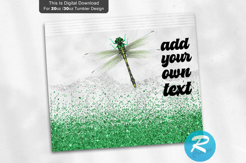 Dragonfly Tumble 20 oz / 30 oz Tumbler PNG Sublimation Regulrcrative 