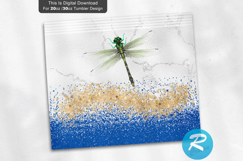 Dragonfly Tumble 20 oz / 30 oz Tumbler PNG Sublimation Regulrcrative 