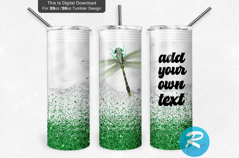 Dragonfly Tumble 20 oz / 30 oz Tumbler PNG Sublimation Regulrcrative 