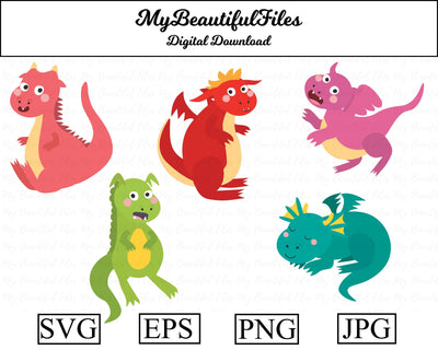 dragons SVG MyBeautifulFiles 