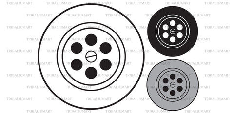 Drainage hole of sink SVG TribaliumArtSF 