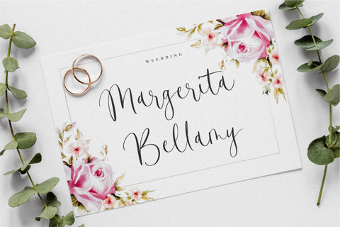 Dramatic Florals Font Font Balpirick 