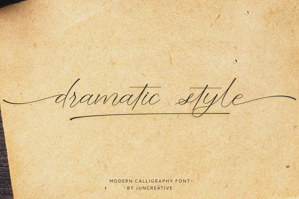 Dynamic Script Font Dramatic Script - So Fontsy