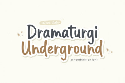Dramaturgi Underground Font Allouse.Studio 