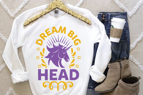 Dream Big Head SVG SVG Creativeart88 