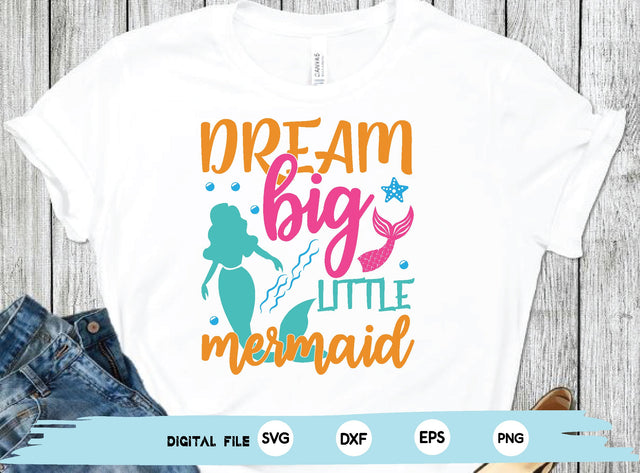 dream big little mermai SVG md faruk hossain 