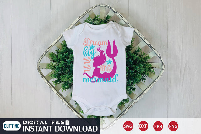 dream big little mermaid SVG designer krishna 